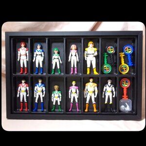 VOLTRON PILOT FIGURES COLLECTORS SET In Display Case w/ Sven-Panosh Place-Matty